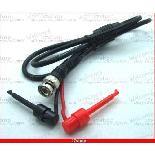 BNC male plug Q9 to Test Hook test probe 75 oHM cable leads 100CM / 39" cables