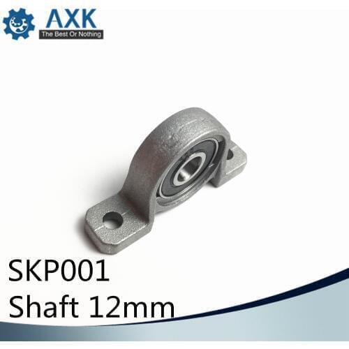 SKP001 Bearing Shaft 12mm ( 1 Pc ) SSKP001 Stainless Steel Pillow Block S KP001 12 mm BearingsAB