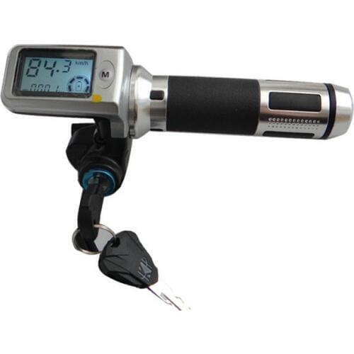 Speedometer/Odometer+Throttle+Lcd Display36v48v60v+Lock/Cruise+Battery Indicator Electric Scooter Bike MTB Tricycle DIY Part