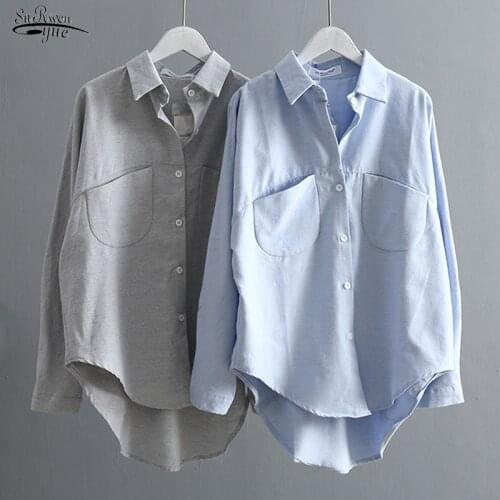 SURWENYUE Women's Blue Shirts