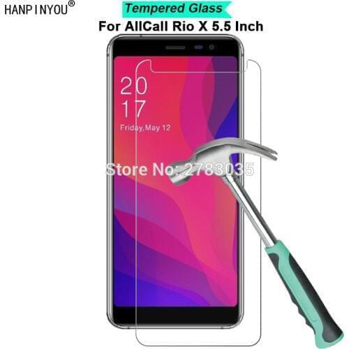 For AllCall Rio X 5.5" New 9H Hardness 2.5D Ultra-thin Toughened Tempered Glass Film Screen Protector Protect Guard