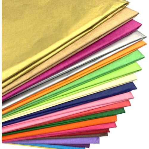 10Sheets/bag ACID FREE TISSUE PAPER Flower Gift Packaging Home Decor Festive & Party Wedding DIY Gift Supplies 50cmX75cm