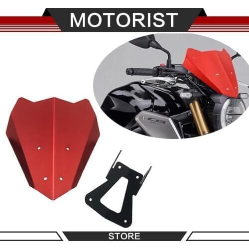 Motorcycle Windshield WindScreen Front Screen For cb650r 2018-20 CB 650R cb650r WindScreen wind deflector CNC Aluminum Accessory