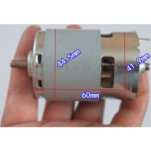 RS-755VC LS-755 DC 12V-20V 18V 16500RPM High Speed Large Power with Ball Bearing/Cooling Fan for Electric Drill Screwdriver Tool