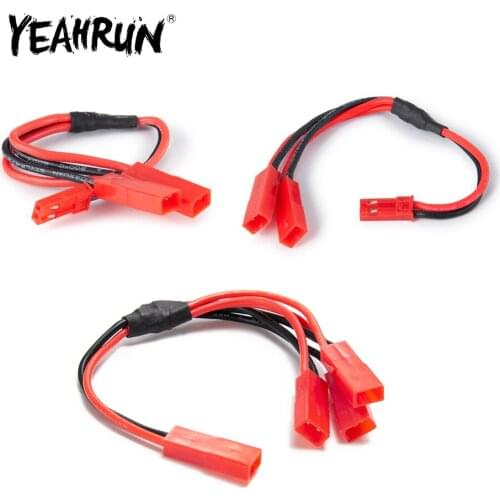 YEAHRUN Cable Esc Power Supply External Wiring Jst for Traxxas TRX4 TRX-4 1/10 RC Crawler Car Parts