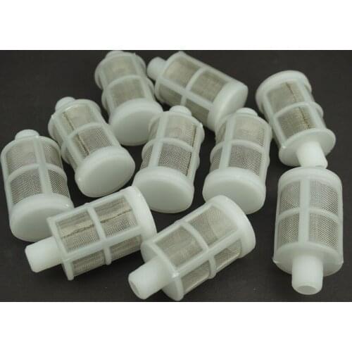 10pcs/lot Free Shipping Tank Aquarium Vacuum Cleaner Water Syphon Siphon Pump Stainless steel filter