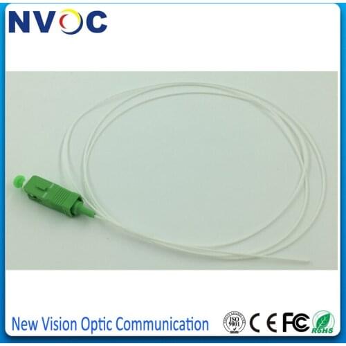 10Pcs/Lot,Singlemode Simplex PVC 0.9mm 1.5 Meter SC/APC Fiber Optic Pigtail,SC APC SM SX Fibe Optic Pigtail Cable