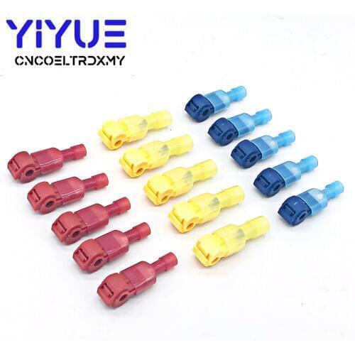 30PCS/15Pairs Electrical Wire Connectors Terminals Crimp Terminal set Scotch Lock Quick Splice Wire Connector 22-10AWG