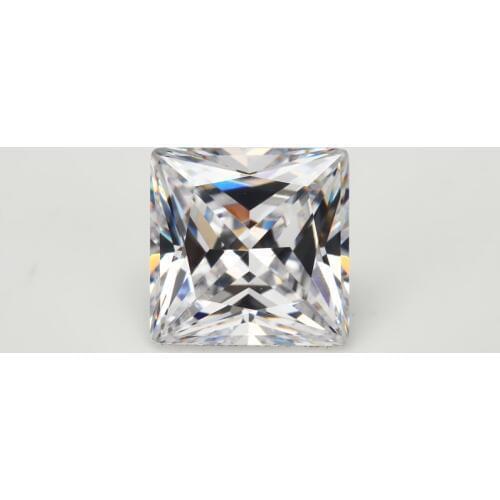 50PCS 2x2~15x15mm Square Shape White Clear color AAAAA Loose Cubic Zirconia stone Princess Cut CZ Stone For Jewelry DIY