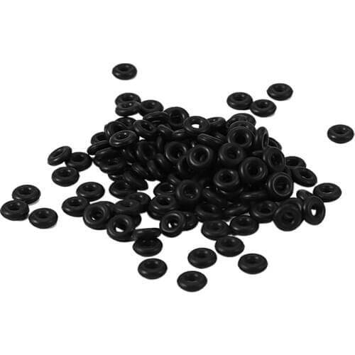 500 pcs, 6 x 2 x 2 mm Mechanical Rubber O Ring Oil Seal Seals