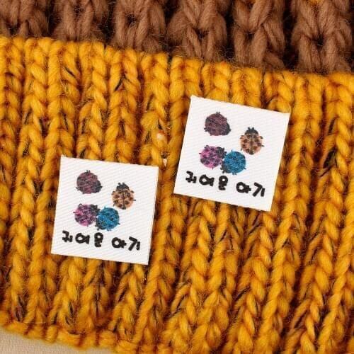 96 Personalized Tags , Iron Tags, Ironing Labels, Personalized Name, Custom Design, knitting label, Logo or Text(TB2132)