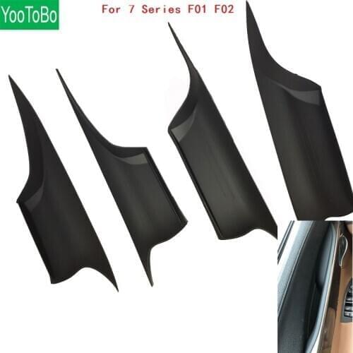 Car Interior Door Handles for BMW f02 f01 7-Series Rear Front Left Right Inner Doors Panel Handle Bar Pull Carrier Trim Cover