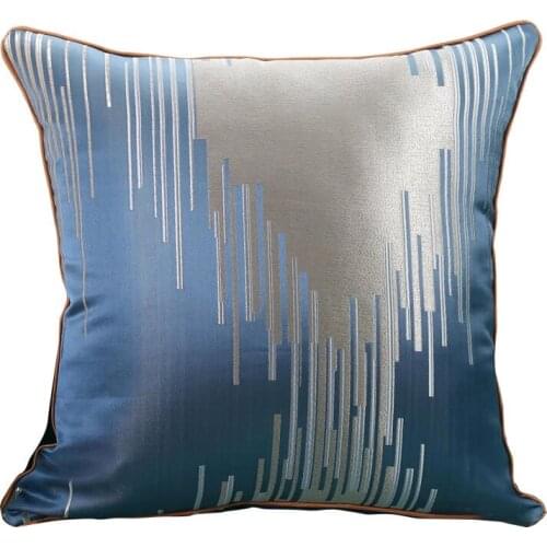 Blended Plus Velvet Back Cushion American Waist Pillowcase Without Core Living Room Sofa Waist Cushion Household Pillowcase