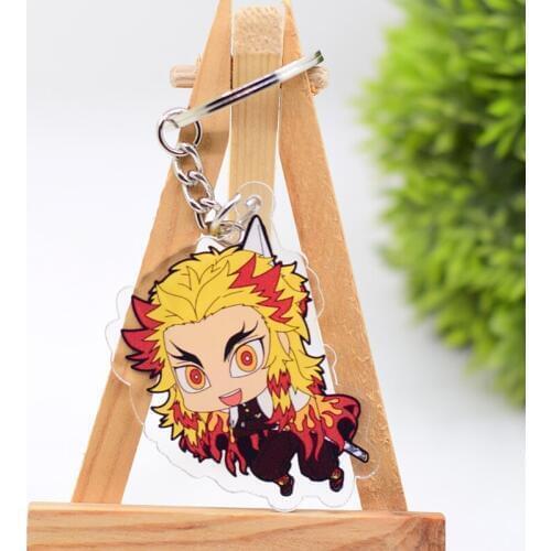 Demon Slayer Keychain Anime Kimetsu no Yaiba Keyring WL0485