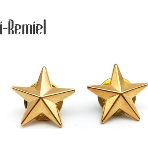 Brooches Hot Sale Real Pin Hijab Broches High-end Brooch Badge Little Star For And Blouses Five-pointed Couples Jewelry