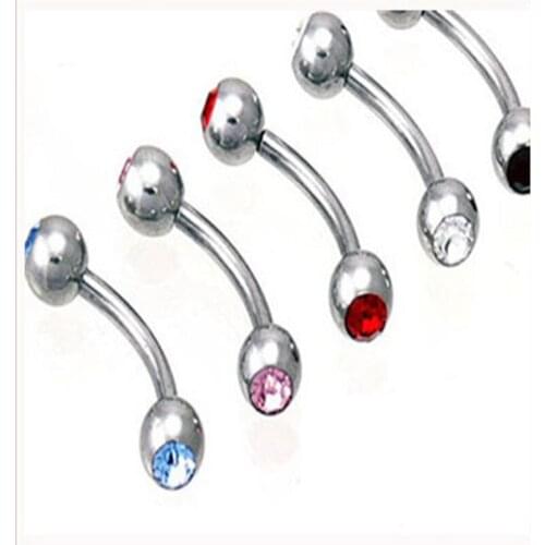 Cheap 5 Pcs Stainless Steel Tragus Earring Ball Barbell Ear Piercing Orelha Cartilage Rings Body Jewelry For Men Women