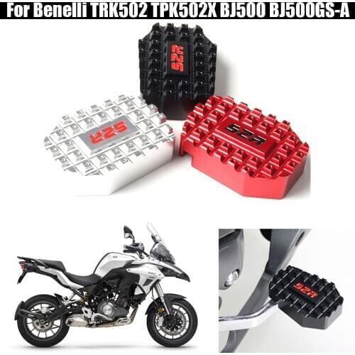 For Benelli TRK502 X TPK502X BJ500GS-A BJ 500 BJ500 Motorcycle Rear Foot Brake Lever Pedal Enlarge Extension Rear Brake Peg Pad