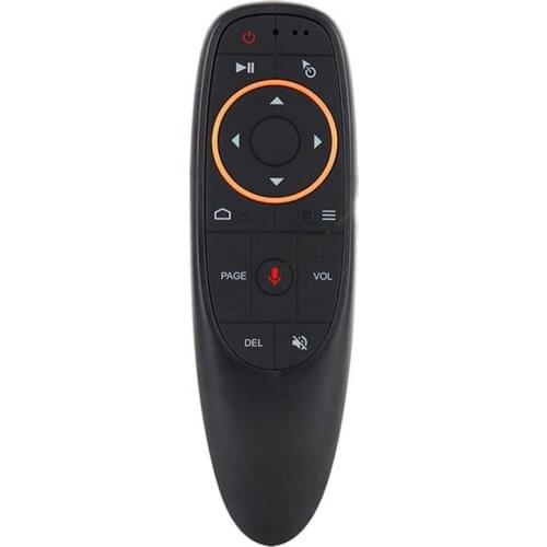 G10 Voice Air Mouse Remote, 2.4Ghz Mini Wireless Android TV Control & Infrared Learning Microphone for Computer PC Android TV