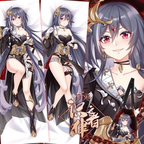 Game Fu Hua Honkai Impact 3 Dakimakura Hugging Body Pillow Case Anime Otaku Male Long Pillow Cushion Cover Xmas Gifts SM