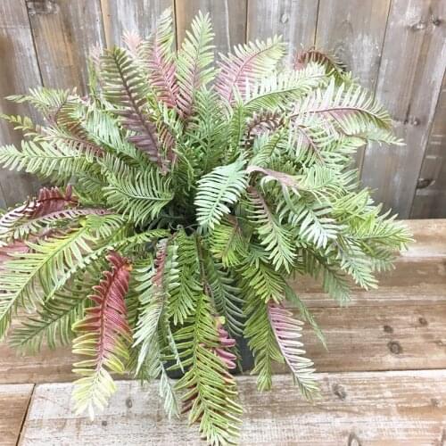 Artificial persian leaf plants fake lifelike plastic wedding background decorations lysimachia fern floral decor