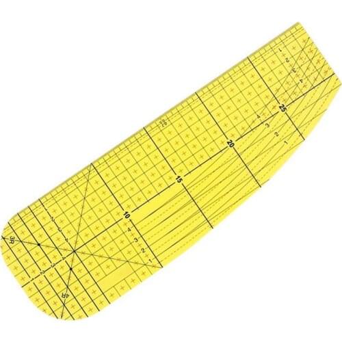 Hot Ironing Ruler Seam Allowance High Temperature Ruler for DIY Tailoring Patchwork Fabric Sewing Measuring Tool