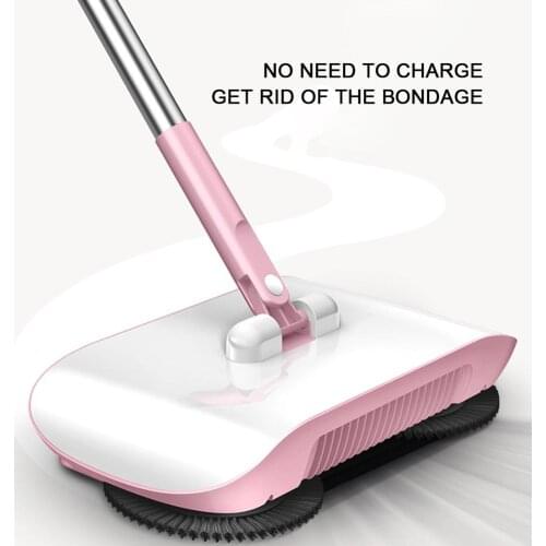 Broom Robot Vacuum Cleaner Floor Home Kitchen Sweeper Mop Sweeping Machine Magic Handle Household Lazy Wash Dropshipping