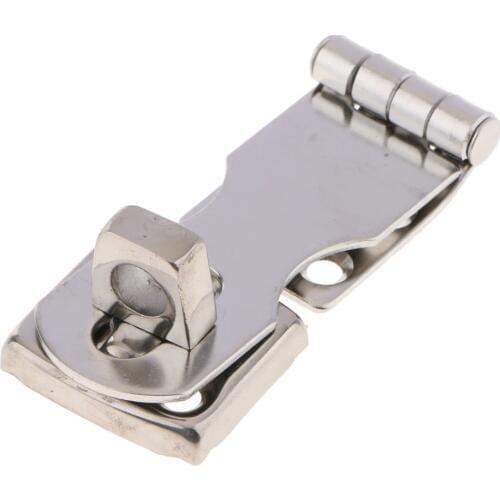 Marine 304 Stainless Steel Cabinet Door Swivel Safety Clasp Latch Hasp Durable Boat Parts Accessories
