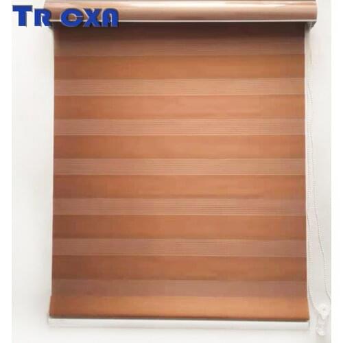 2021 New Life Slate Style Premium Duel Fabric Blinds Curtain with Cassate