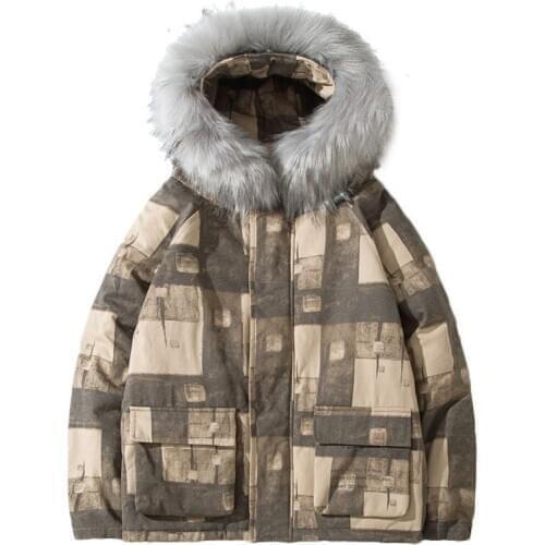 PERHAPS U Women's Parkas With Fur