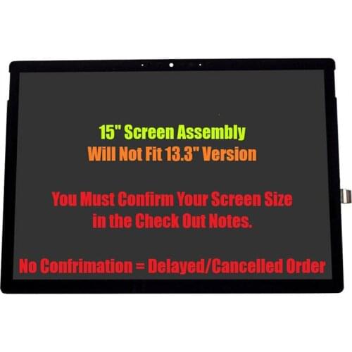 LCD Touch Screen Assembly For Microsoft Surface book 2 1793 15" Inch