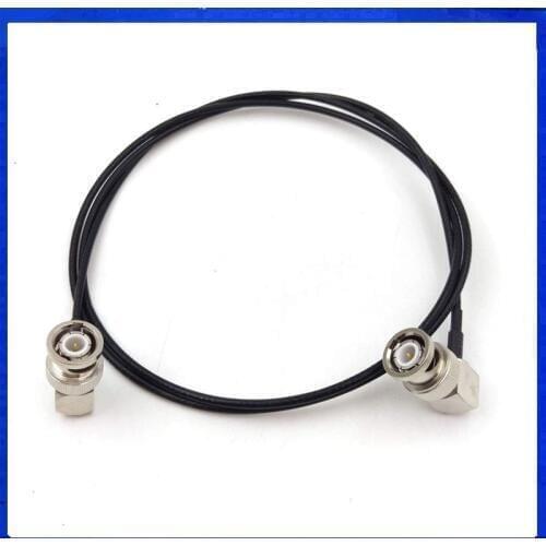 Ultra-soft SDI video signal cable, camera monitor SDI line, BNC plug to BNC plugs elbow, SDI pigtail. Camera RF coaxial cable 4