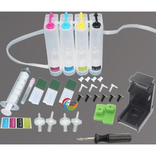 CISSPLAZA Universal 4colors CISS ink tank with full accessaries for PG210 810 CL211 210 211 510 511 512 513 ink cartridge