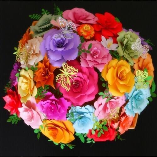 YINISE Flowers For Scrapbooking