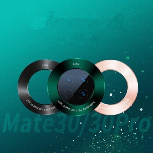 Camera Lens Screen Protector For Huawei Mate 30 Pro Tempered Glass Film Full Cover Metal Protection Ring Phone Lens