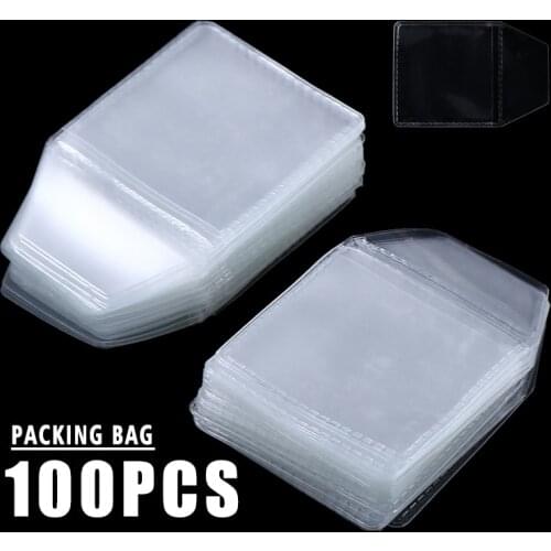 100pcs/set Transparent Coins Storage Bag Commemorative Coin Pockets Collection Organizer Bag Mini 45x45mm Square