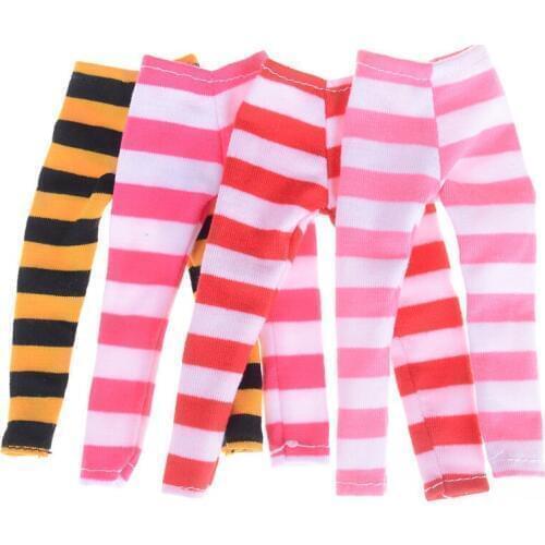 3pcs Doll Socks Pantyhose Cotton Stockings Accessories Colorful Stockings Available For Blyth Licca Dolls