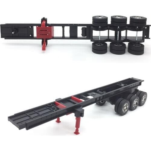35cm 1:32 truck model Toys modification accessories trailer car vehicle display Truck spare parts wheels Trailer board skeleton