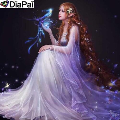 DiaPai 5D DIY Diamond Painting 100% Full Square/Round Drill "Cartoon beauty" Diamond Embroidery Cross Stitch 3D Decor A22542