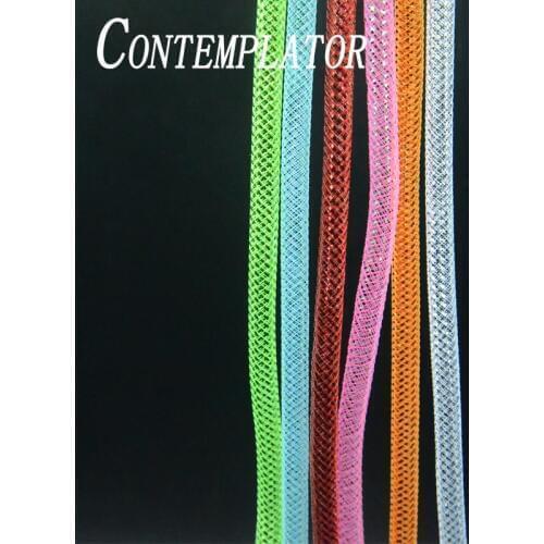 CONTEMPLATOR 6optional colors dia.8mm E-Z braid tubing streamer body 3meter iridescent mylar tube fly fishing synthetic material