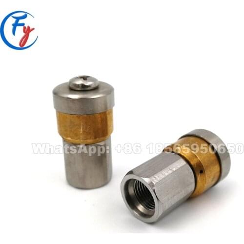 Stainless Steel High Pressure Washer Drain Sewer Cleaning Pipe Jetter Rotary Nozzle