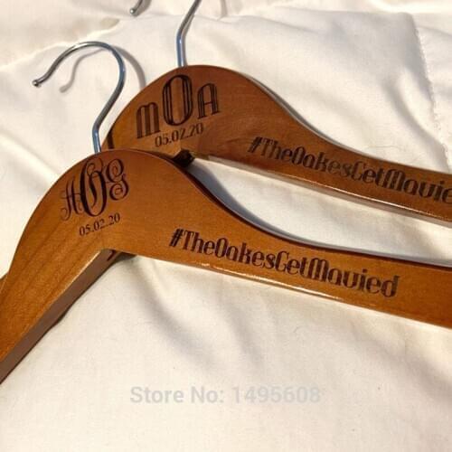 Monogram Wedding, Monogram Hanger, Wedding Hanger, Bride Hanger