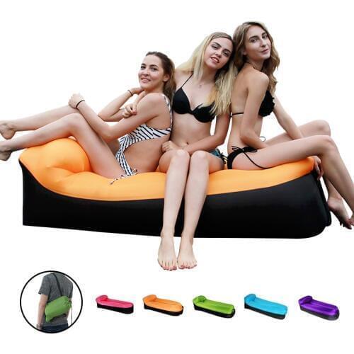 Inflatable Lounger Air Sofa Portable Waterproof Couch for backyard Lakeside Beach Traveling Camping Picnics Music Festivals
