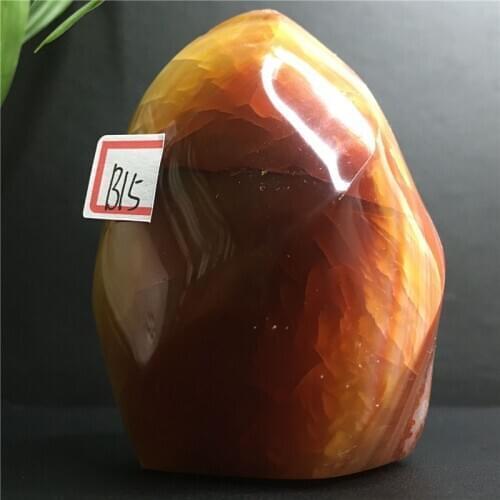 Natural Red Agate Crystal Flame Mini StoneMineral SpecimenHome Dec healing