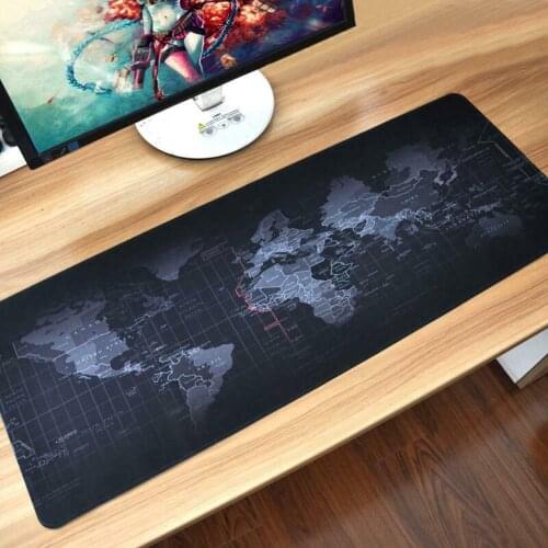 Anti-Slip Mouse Pad World Map Gaming Mouse Mice Keyboard Pad Mat Cushion for PC Laptop alfombrilla raton коврик для мыши