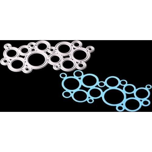 New Cutting Dies DIY Series Of Circular Ring Foam Paper Carbon Steel Knife D019