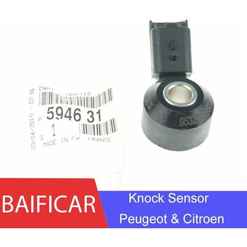 Brand New Genuine Knock Sensor 594631 9632754980 For Peugeot 206 207 307 CC 308 406 407 508 607 Citroen C3 C4 C5 DS3 1.6 2.0 16V
