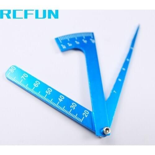 Rc RCFUN Adjustable Ruler Measure RC Car Height & Wheel Rim Camber tools for 1/10 1/8 HSP HPI RC On-road Car S72