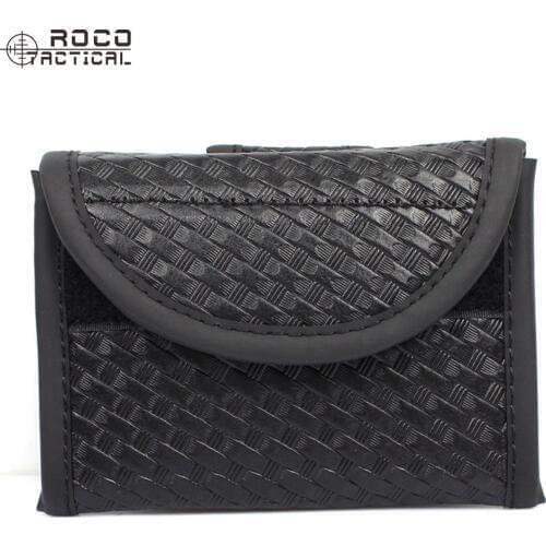 ROCOTACTICAL Flat Latex Glove Pouch, Basketweave Glove Holder for Duty Belt