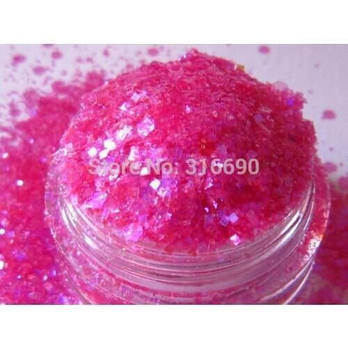 Hot pink Rainbows Iridescent Solvent Resistant Glitter Mix G371