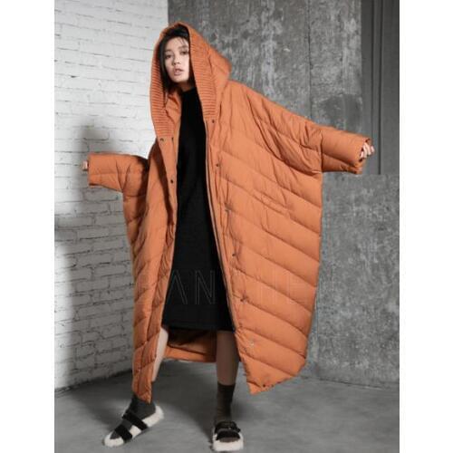 Loose Fitting Design Hooded Down Coat New Fashion Winter Women Coat